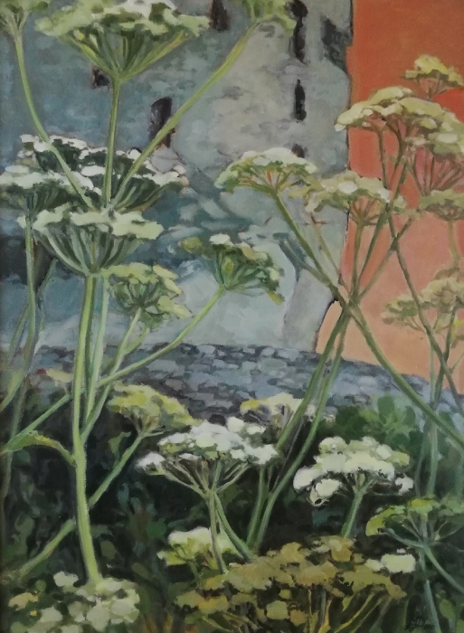 "Jurajskie kopry, Mirów",olej, 80x60,Małgorzata Domańska