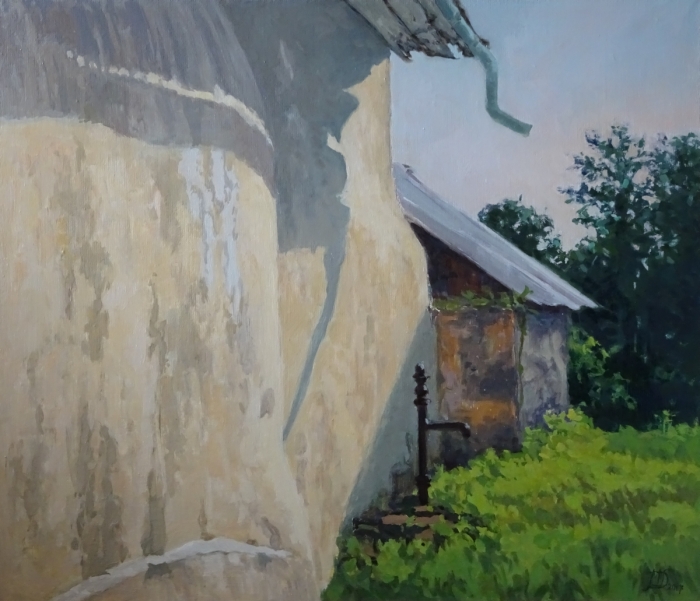„Ściana”, olej, 60x70, Małgorzata Domańska
